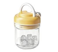 2 In 1 Water Bottle With Ice Tray - Portable Leakproof Ice Mold Bottle For Travel Gym Outdoor Hydration | Food Grade Flexible Silicone Build Press Release Tray System For Hiking Travel Gym Outdoor