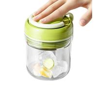 2 In 1 Water Bottle With Ice Tray - Portable Leakproof Ice Mold Bottle For Travel Gym Outdoor Hydration | Food Grade Flexible Silicone Build Press Release Tray System For Hiking Travel Gym Outdoor