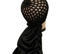 2 In1 Wrap Cap Bonnet Reversible Adjustable Tie Band Double Layered Satin Sleep for Curly Natural And Braided Hair
