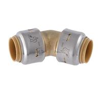 2 Inch 45 Degree Elbow, Push to Brass Plumbing Fitting, PEX Pipe, Copper, CPVC, PE-RT, HDPE, UXL0554 Plumbing Fittings