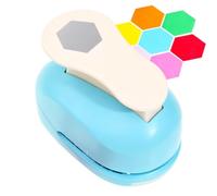2 Inch Hexagon Paper Punch | Heavy Duty Lever Handle | Hexagonal Hole Pun