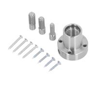 2 Inch Lathe Faceplate with Screw, Woodworking Lathe Faceplate, Precision Threaded for 1x8 TPI Spindle, Alloy Steel Chuck Face Plate with Mounting and Wood Screws for Small Bowl Tu