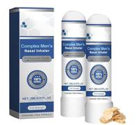 2 Inhalador Nasal Para Hombres, 2ml Nasal Stick Respirar Mejor Por La Nariz, Fórmula Natural, Restaura La Energía Y Vitalidad, Ofrece Comodidad En Vida Diaria