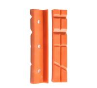 2 insertos de goma de mandíbula suave para máquinas herramientas de banco de tornillo de banco de metal de 4/5/6 pulgadas, compatible con abrazaderas de fresado y prensa de taladro, para naranja y