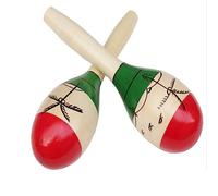 2 instrumentos de percusión de martillo de arena de coco para fiestas de adultos, KTV, concierto, banda de 9.5 x 3 pulgadas (2 piezas)