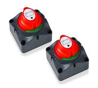 2 interruptores de batería 12 V 24 V 48 V, interruptor principal de coche 275 A para barco, moto, yate, autobús, RV UTV