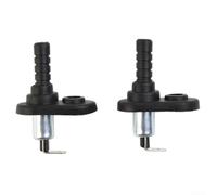 2 interruptores de contacto de puerta automática, 20 A, 12 V, interruptor de pin de capó, a prueba de óxido, brida de pin de montaje para sistema de luz de seguridad de alarma