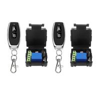 2 interruptores de control remoto inalámbricos universales DC12V 1CH, módulo receptor de relé, transmisor