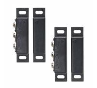 2 interruptores de lengüeta de alta sensibilidad, sensor de contacto de puerta de ventana de seguridad, alarma, interruptor de lengüeta magnética, respuesta rápida para cajas fuertes, armarios