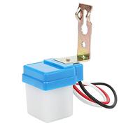 2 Interruptores de Luz de Calle con Sensor Crepuscular Automático para Exterior, Jardín e Industria, 24V, Retardo Apagado 0,1s