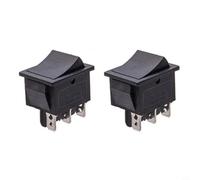 2 interruptores de mariposa autoajustables para coche eléctrico infantil de 6-24 V, conector de enchufe de 10 A 2/3/6 pines, color negro, interruptor de pedal de acelerador de plástico, repuesto para