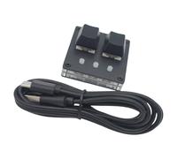 2 interruptores de teclado pequeños personalizables opcionales con conexión tipo C de luz de color que mejora la productividad del teclado para juegos