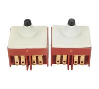 2 interruptores para amoladora angular Bosch GWS68100 TWS6600, 250 V 5 A, sin botón, perfecto para mantenimiento de taladro eléctrico