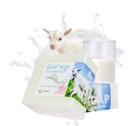 2 jabones de leche de cabra, jabón de leche de cabra, cuidado profundo, jabón natural con glicerina y manteca de karité, jabón de leche de oveja, calmante e hidratante, jabón para ducharse, lavarse