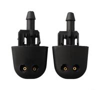 2 Jets Lavacristales Frontales Negro para Vauxhall Vivaro | para Ajuste perfecto para modelo Vivaro, estándar calidad estricto, reemplazo directo, sin modificaciones