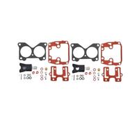 2 Juegos 439076 Kit De Reparación De Carburador Reemplazar V4 V6 85 90 115 150 155 175 185 200 235 HP-Motor 434888 383906