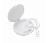 2 Juegos Carillas Dientes Cosméticos Dentadura Instant Silicona Dentales Confort Fit Flex Dientes Para Hacer Que Su Diente Sea Hermoso Y Limpio 2 Superior Y 2 Lower
