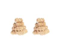 2 juegos de 12 x 100 % para chimenea de madera, barbacoa de madera, 2 x 6,5 cm