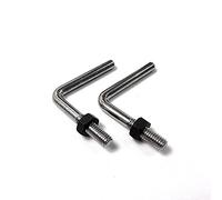 2 juegos de 3,4 mm brazo guía de hilo para máquinas de coser industriales JUKI Brother
