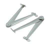 2 juegos de bisagras soporte tapa, bisagra plegable for puerta gabinete, varilla posicionamiento for armario cocina, solapa elevadora, herrajes for muebles, piezas