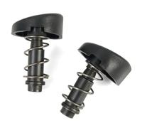 2 juegos de botones de bloqueo for amoladora, repuestos de plástico negro for herramientas eléctricas Makita 9523NB, accesorios for herramientas eléctricas.