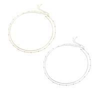 2 Juegos De Cadenas De Cintura Para Mujer, Cadenas De Cintura Versátiles, Cadenas De Cintura De Moda, Cadenas De Cintura Simples, Cadenas Para El Cuerpo, Joyas Para Mujer, Accesorios De Vestir
