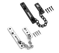 2 Juegos De Cadenas Para Cerraduras De Puertas, Cadenas Para Cerraduras De Puertas De Acero Inoxidable, Cadenas Para Cerraduras De Puertas De Seguridad, Herramientas Para El Hogar, Etc.