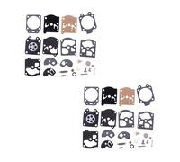 2 juegos de carburador, Kit reconstrucción reparación , junta diafragma apta for motosierra Mcculloch 335 435 440 530 06 98-26