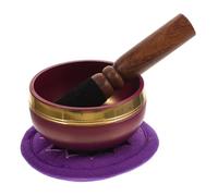 2 juegos de cuencos con sonido de Buda, decoración Feng Shui, cuenco con sonido budista, cuenco para oferta de agua, accesorio de Buda, cuenco de budismo de cobre, cuencos para cantar, accesorios d