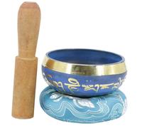 2 juegos de cuencos de sonido de meditación, accesorios budistas, cuencos de piedra, cuencos de sonido de Buda, cuencos de canto, cuencos de meditación, decoración de manos, cuencos de sonido con m