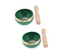 2 juegos de cuencos del Himalaya, cuenco tibetano para cantar, soporte para muñeca, cuenco con sonido, cuenco para oración, cuenco para cantar chakras, cuencos para sonar, cuenco de cobre, cuenco p