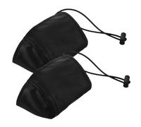 2 Juegos De Fundas para Zapatos De Conducción Resistentes Al Desgaste Color Negro para El Talón del Pie El Freno Y El Acelerador para Mujeres Y Hombres (2 Unidades)