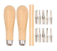 2 Juegos De Herramientas De Tallado De Linóleo Artesanal, Herramientas De Corte De Linóleo 5 En 1, Cortadores De Bloques, Bloques De Linóleo Para Grabado, Bloque De Tallado De Goma Para Sellos De Goma