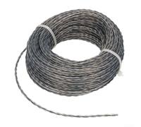 2 juegos de línea de recortadora de césped reforzada con núcleo, línea de desbrozadora de césped de 2,0-3,0 mm x 15 m (30 m), para cortadores de cepillo profesionales (15 m x 2 mm x 2 piezas)