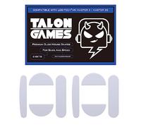 2 juegos de patines TALONGAMES con bordes curvados redondeados compatibles con Logitech MX Master 3 Gaming Mouse pies de repuesto, 0.8 mm, material PTFE puro con almohadillas deslizantes súper suaves
