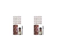 2 juegos de plantillas para cejas, resistentes al agua, modelado de cejas, contorno, impresión, protector de raíz de cabello, plantillas de peinado, para mujeres, negro