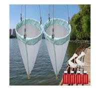 2 juegos de red de plancton de malla fina para investigación con botella graduada marrón y cuerda de muestreo de 5 m, para recolectar fitoplancton y zooplancton(25#)