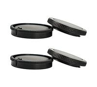 2 juegos de tapa del cuerpo de la cámara y tapa trasera de la lente para Sony A-Type/Minolta AF Mount Cámara y lentes de lente trasera cubierta protectora y protector del cuerpo Set