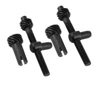 2 juegos de tensor de tornillo de ajuste de cadena, tensor de cadena para cortacésped, tensor de cadena de motosierra, repuesto de metal para 2500 25CC Timberpro Lawnflite 0635231132314 (longitud 1.94