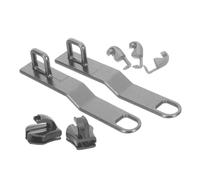 2 Juegos Deslizadores de Cremallera Metálicos de Aleación de Zinc | Sistema Empotrado para Cierre, Acabado Cepillado, Dos Juegos Incluidos, Repuesto para Mochilas y Chaquetas