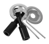 2 Juegos Eje de Muela Abrasiva de Acero Orificio 8mm | Motor 775 y Amoladora de Banco, Incluye Varilla de Pulido y Rueda Uso en Metal y Proyectos DIY