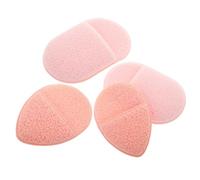 2 Juegos Esponja Limpiadora Facial Reutilizable Tipo Guante | Diseño de Agarre Fácil, Uso Diario y Noche, Piel Facial y Puntos Negros, Color Rosa