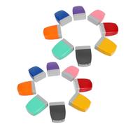 2 Juegos Juego de Sellos Motivacionales Mensajes en Francés | Material ABS Resistente, Impresiones Consistentes, Adecuado para Cuadernos y Evaluaciones Escolares Bilingües