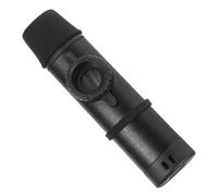 2 Juegos kazoo instrumentos musicales instrumento musical mirlitón de rendimiento mirlitón portátil o de boca para los niños Metal Black Abaodam