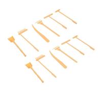 2 Juegos Rastrillos para Mesa de Arena, Kit de Jardín Zen Amarillo | Plástico para Manualidades, Accesorios de Bandeja Zen, Ayuda a Dibujar Ondas, Calma y Orden Visual