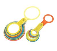2 Juegos Regla Circular de Frutas 25-60mm Plástico | Clasificación Manual Precisa, Uso en Tomates y Fruta, para Huertos y Recogida Doméstica, Tamaño Uniforme