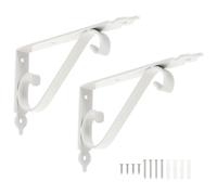 2 Juegos Soporte para Estante de Pared Triangular Resistente | Instalación Rápida, Diseño Sencillo, para Estanterías y Macetas, Uso en Lavadero y Estudio