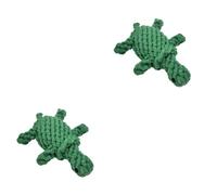 2 Juguetes chirriantes para Cachorros, Juguetes para Perros para rechinar los, mordedura Molar, Cuerda de algodón, Juguete para Masticar para Perros, Juguete para Tortugas, Resistente