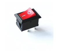 2 KCD-101 15 * 21 interruptor basculante rojo interruptor de encendido/apagado rojo
