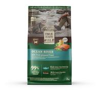 2 KG 2 kg True Origins Wild Ocean River Salmón y Trucha pienso para gatos